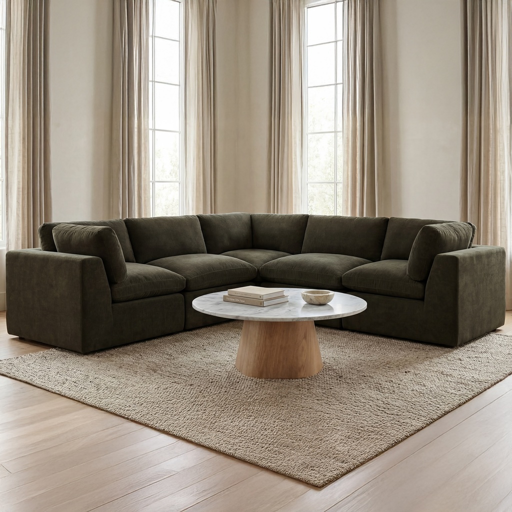 Cates Corner Chair Dark Green - 7