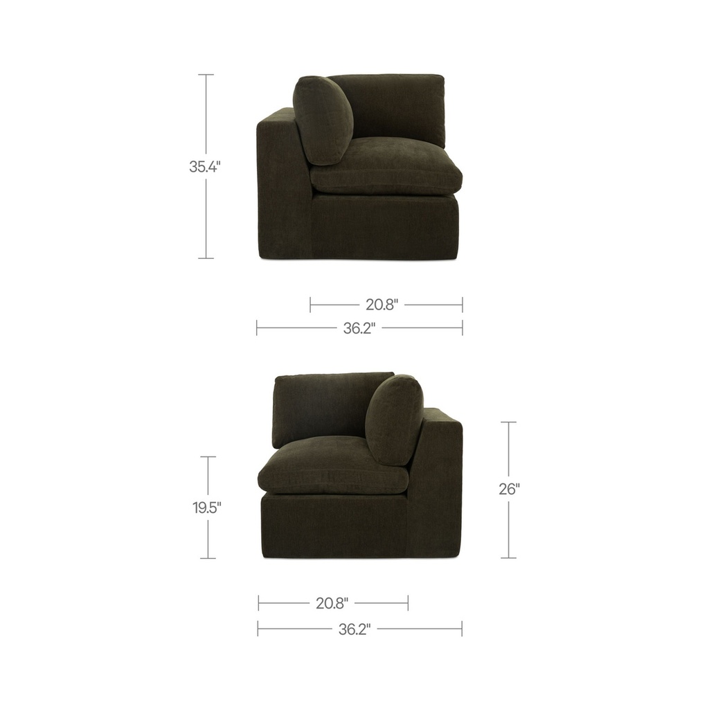 Cates Corner Chair Dark Green - 8