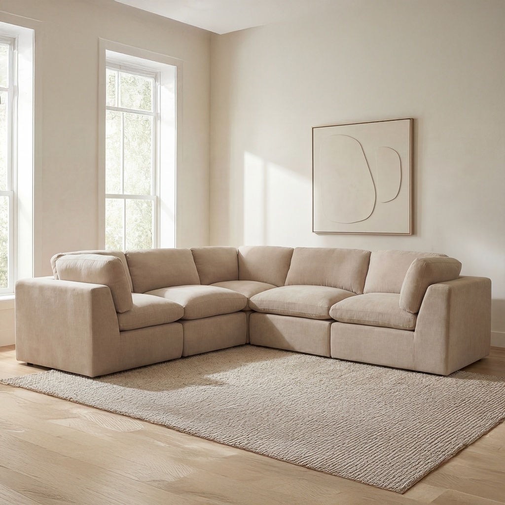 Cates Corner Chair Pebble - 5