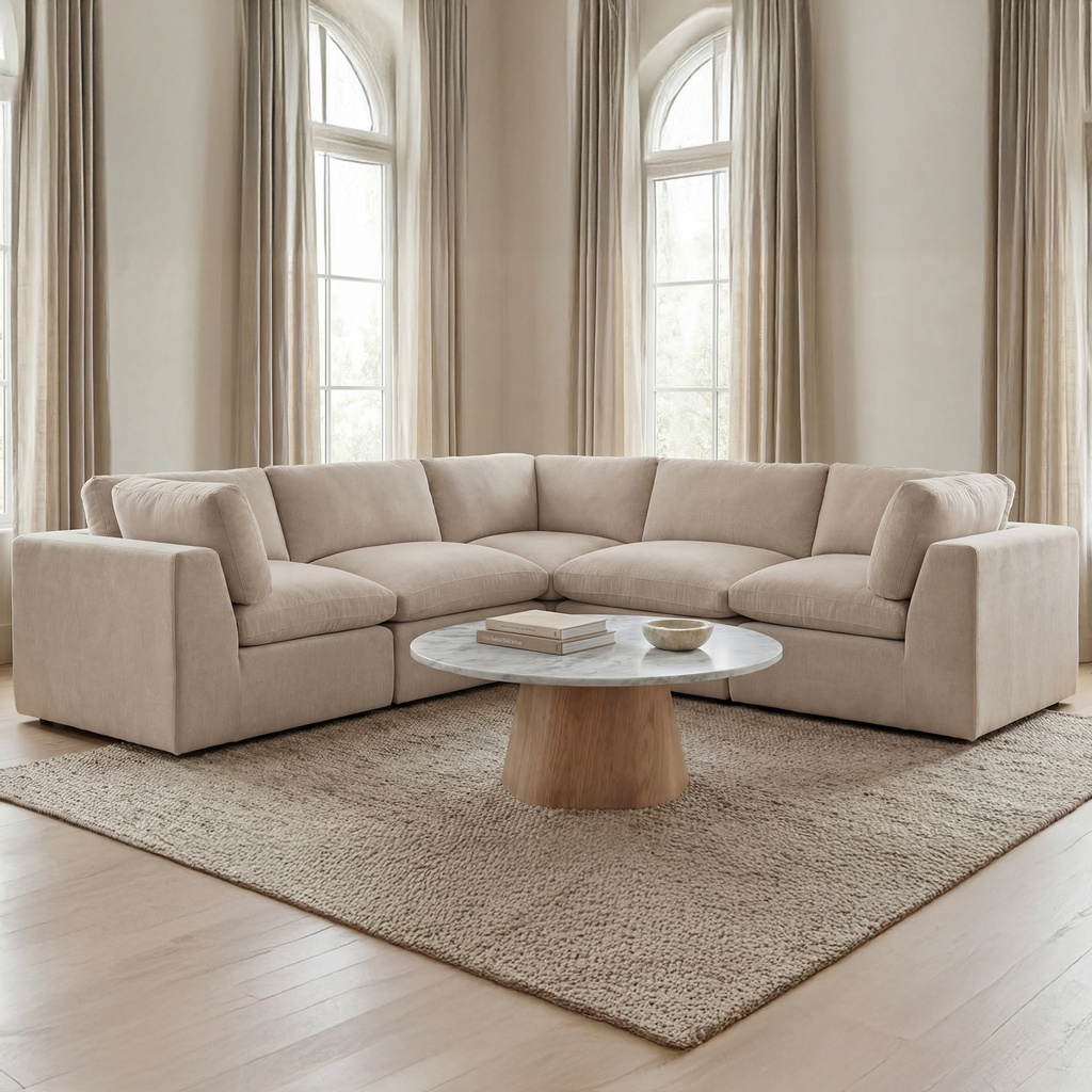 Cates Corner Chair Pebble - 7