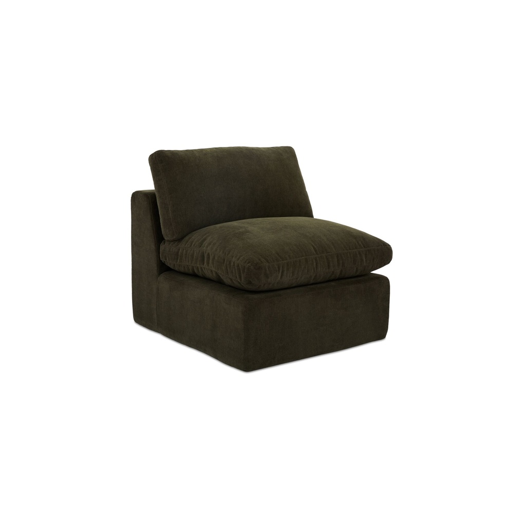 Cates Slipper Chair Dark Green - 1