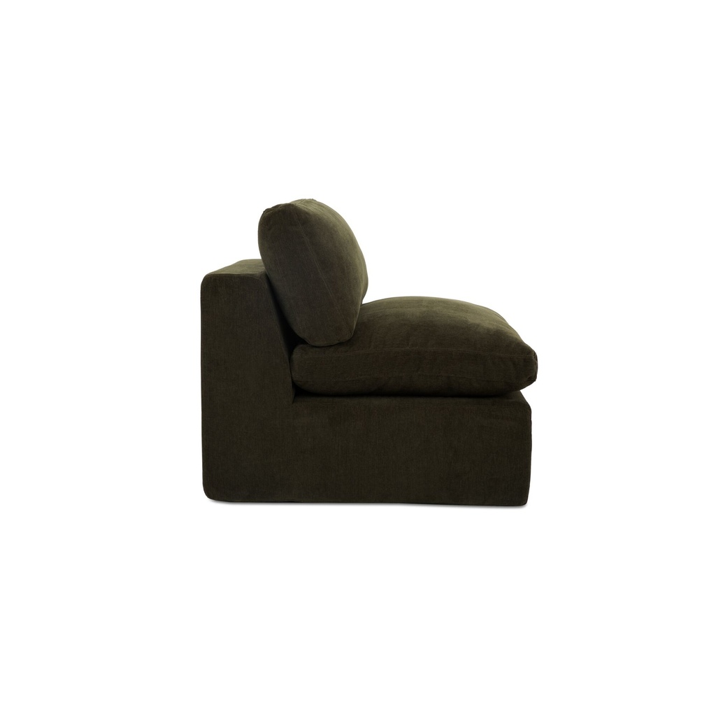 Cates Slipper Chair Dark Green - 2
