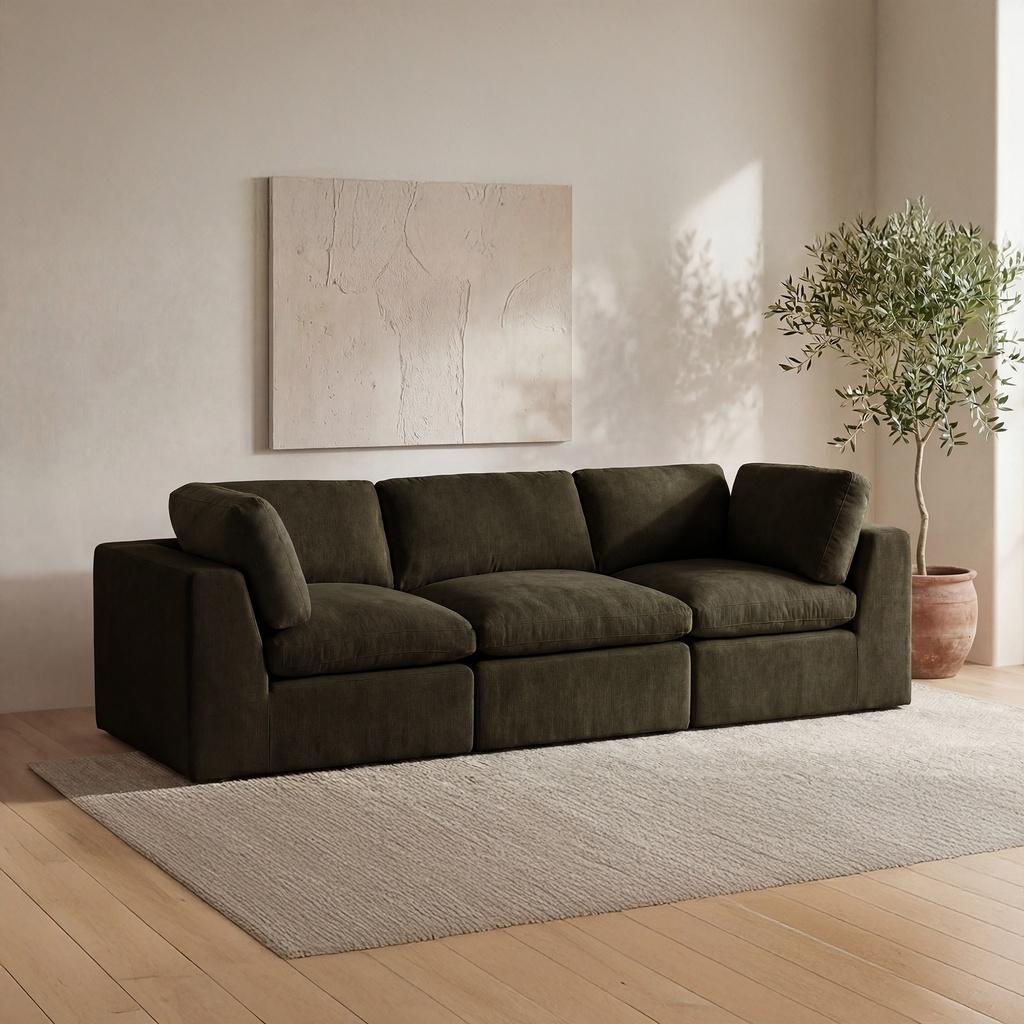 Cates Slipper Chair Dark Green - 5