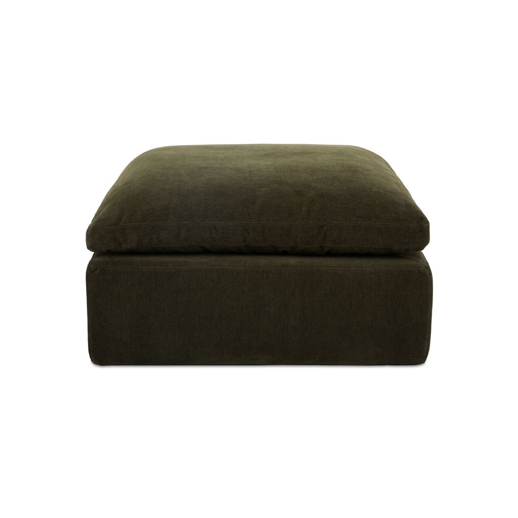 Cates Ottoman Dark Green - 2