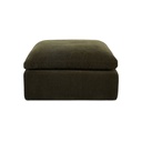Cates Ottoman Dark Green - 2
