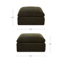 Cates Ottoman Dark Green - 7
