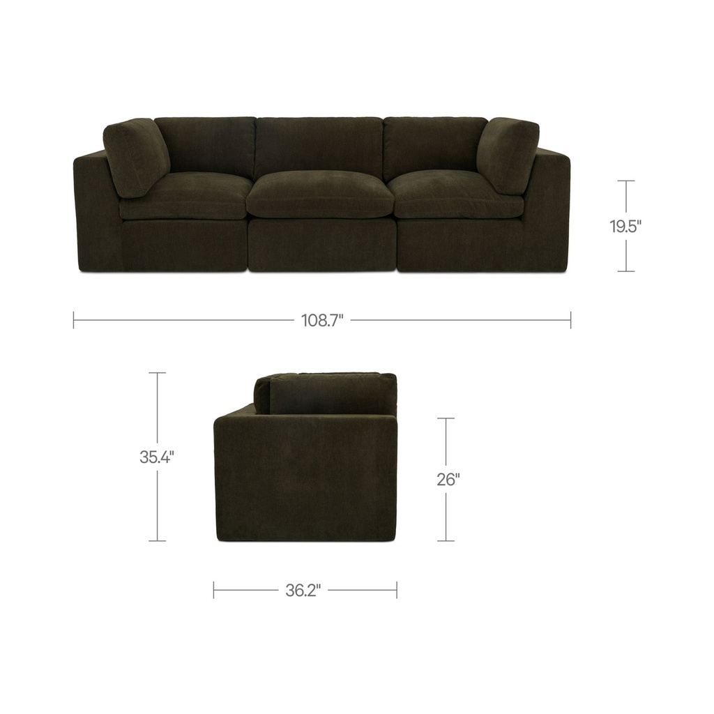 Cates Modular Sofa Dark Green - 8