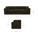 Cates Modular Sofa Dark Green - 8
