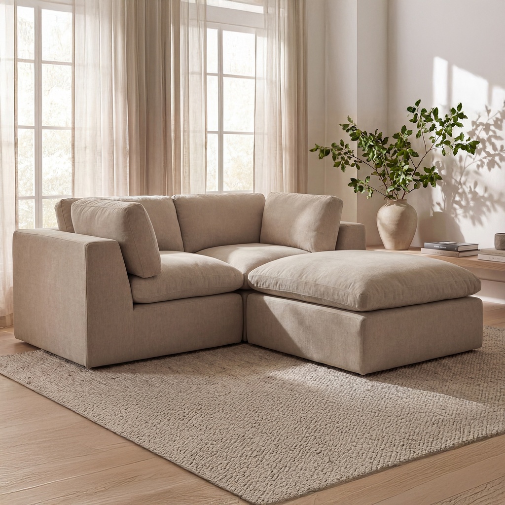Cates Nook Modular Sectional Pebble - 7