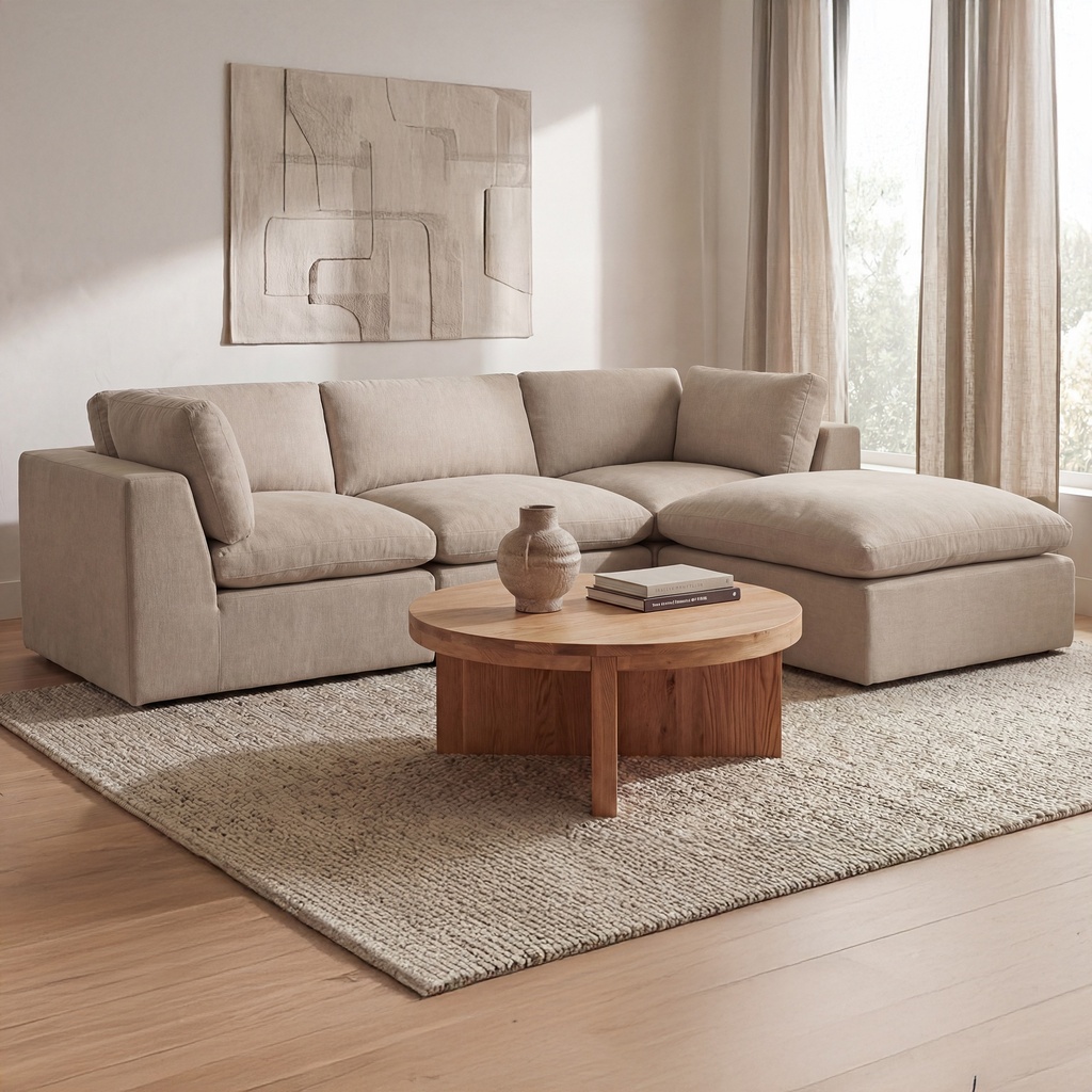 Cates Lounge Modular Sectional Pebble - 8
