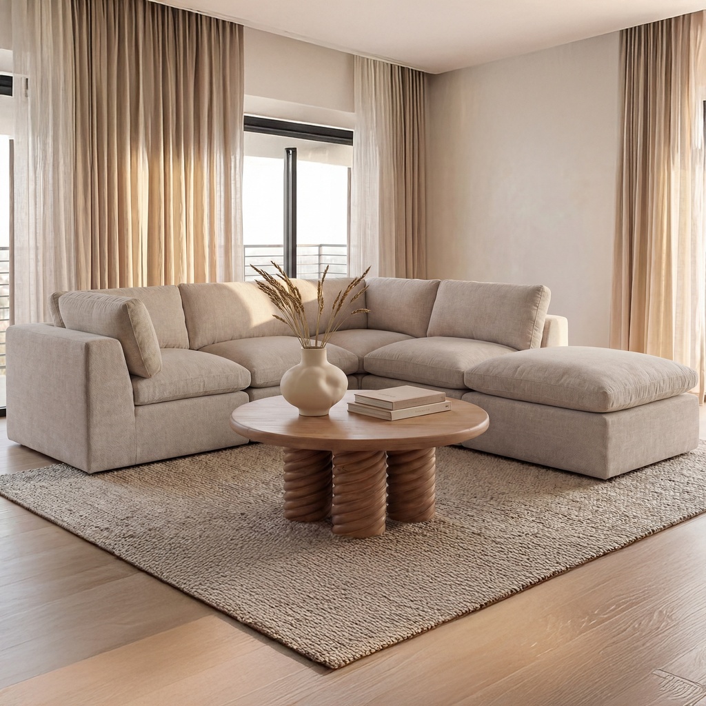 Cates Dream Modular Sectional Pebble - 9