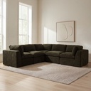 Cates Classic L Modular Sectional Dark Green - 5