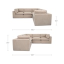 Cates Classic L Modular Sectional Pebble - 9