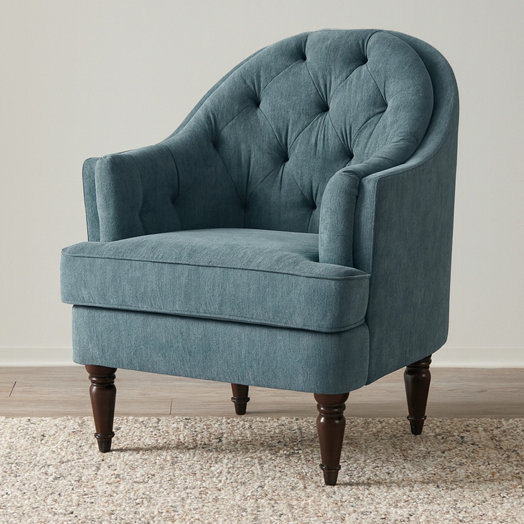 Pandora Accent Chair Light Blue - 7