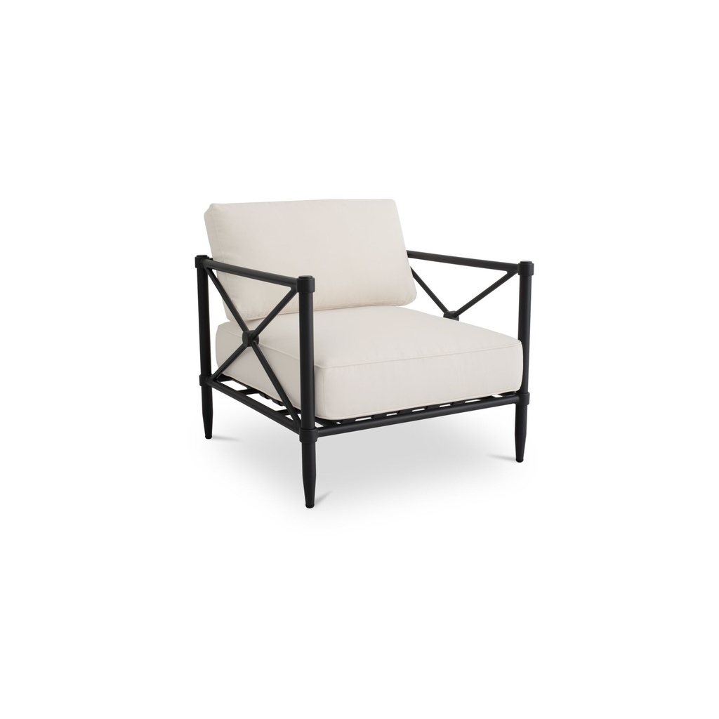 Willow Outdoor Accent Chair Cream - 1