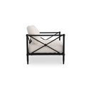 Willow Outdoor Accent Chair Cream - 2