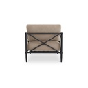 Willow Outdoor Accent Chair Light Brown - 3
