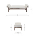 Cardero Daybed Ivory - 9