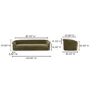 Thora Sofa Dark Green - 9