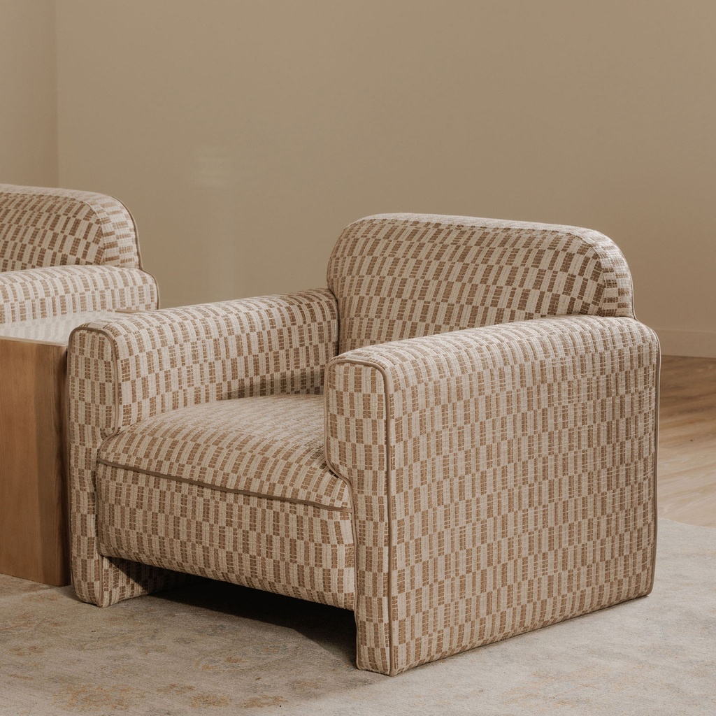 Leo Accent Chair Taupe - 7