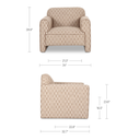 Leo Accent Chair Taupe - 10