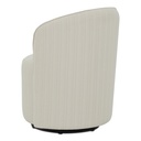 Sylvie Outdoor Swivel Dining Chair Cream - 1