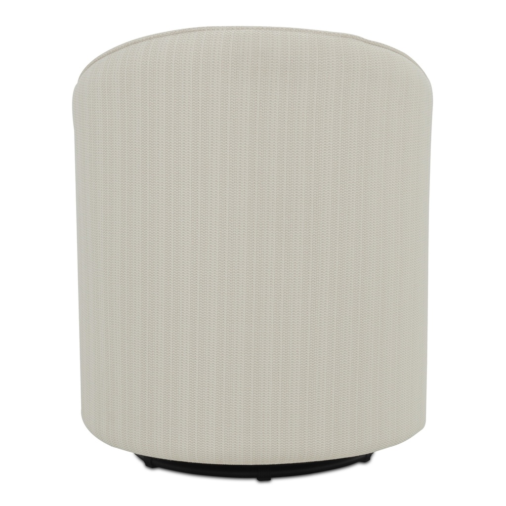 Sylvie Outdoor Swivel Dining Chair Cream - 4