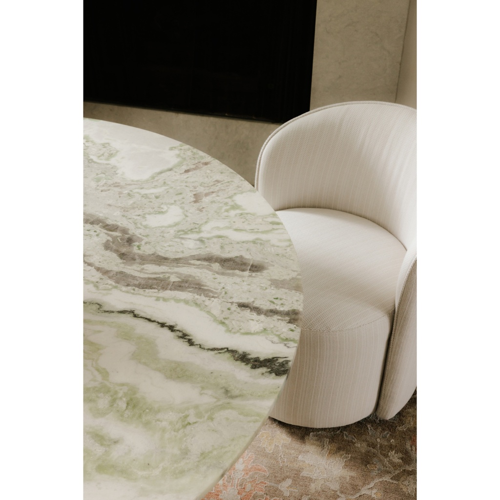 Sylvie Outdoor Swivel Dining Chair Cream - 8