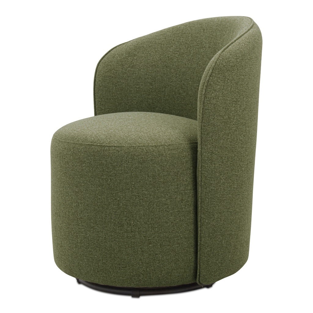 Sylvie Outdoor Swivel Dining Chair Green - 1