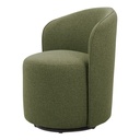 Sylvie Outdoor Swivel Dining Chair Green - 1