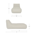 Lirio Outdoor Chaise Cream - 7