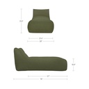 Lirio Outdoor Chaise Green - 7