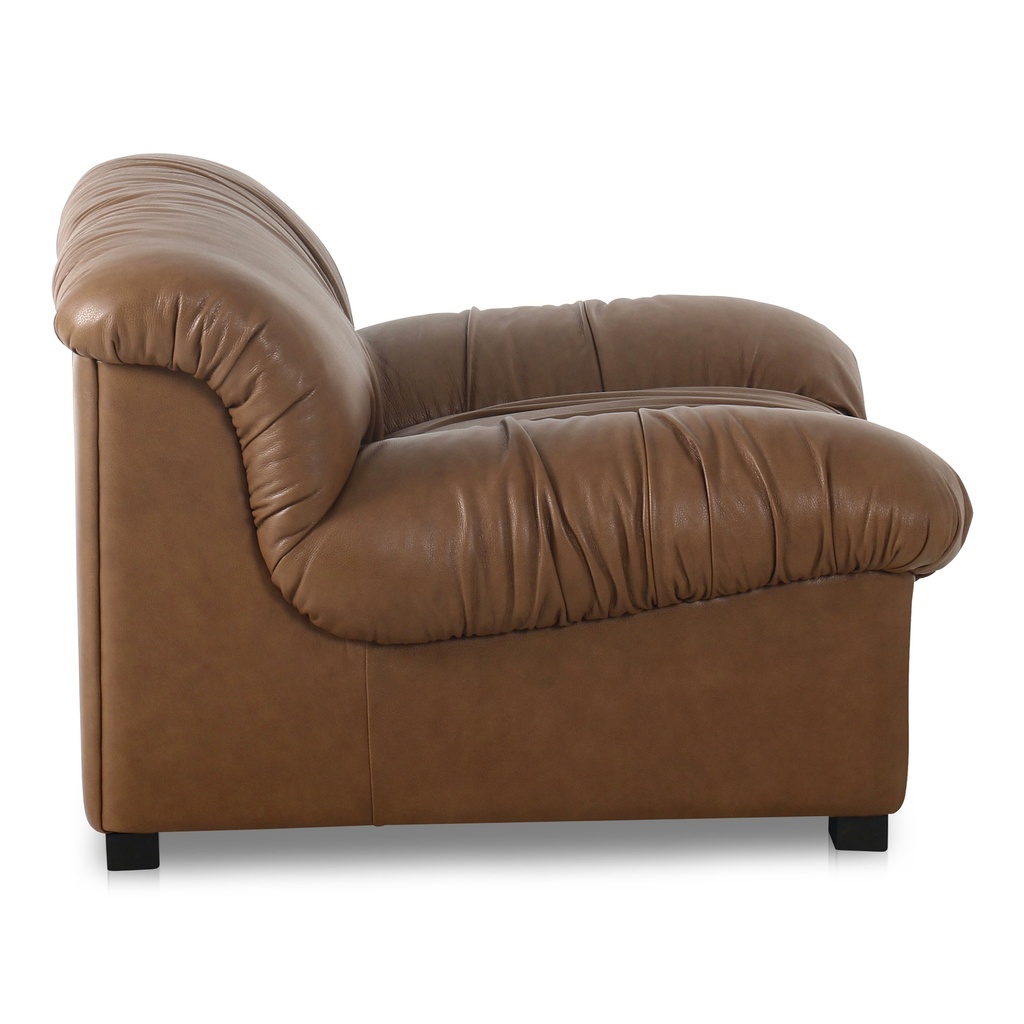 Halston Lounge Chair Tan Leather - 3