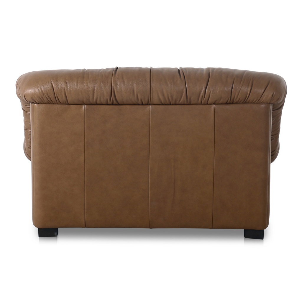 Halston Lounge Chair Tan Leather - 4
