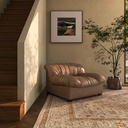 Halston Lounge Chair Tan Leather - 5