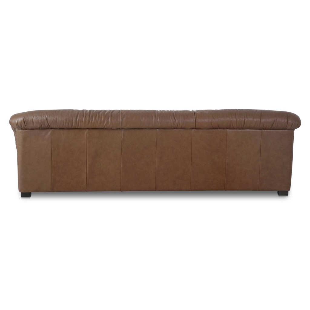 Halston Sofa Tan Leather - 4