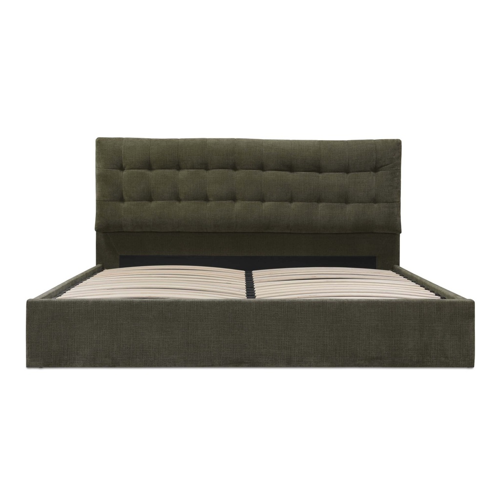 Sebastion King Storage Bed Green - 3