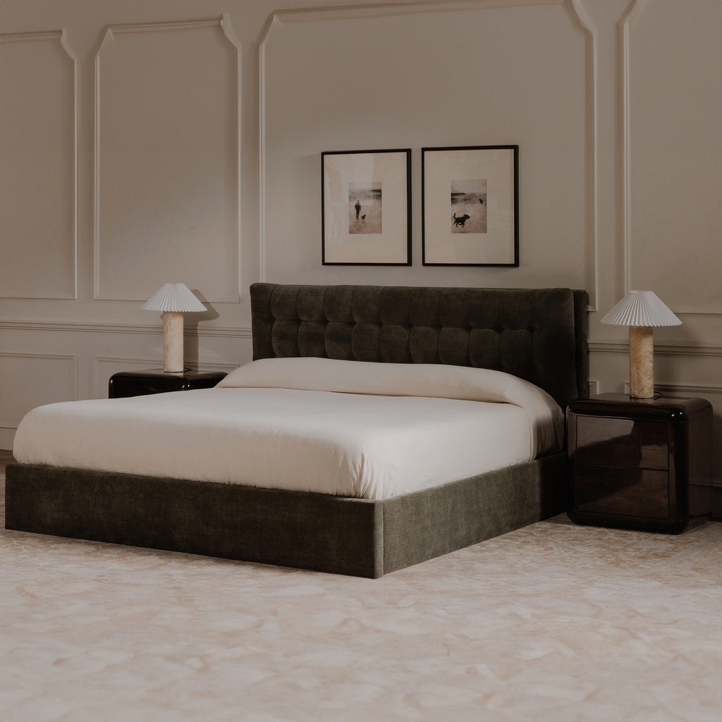 Sebastion King Storage Bed Green - 8