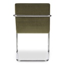 Pedro Dining Chair Green Mohair Set of Two - 4