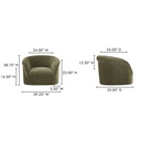 Thora Lounge Chair Dark Green - 9