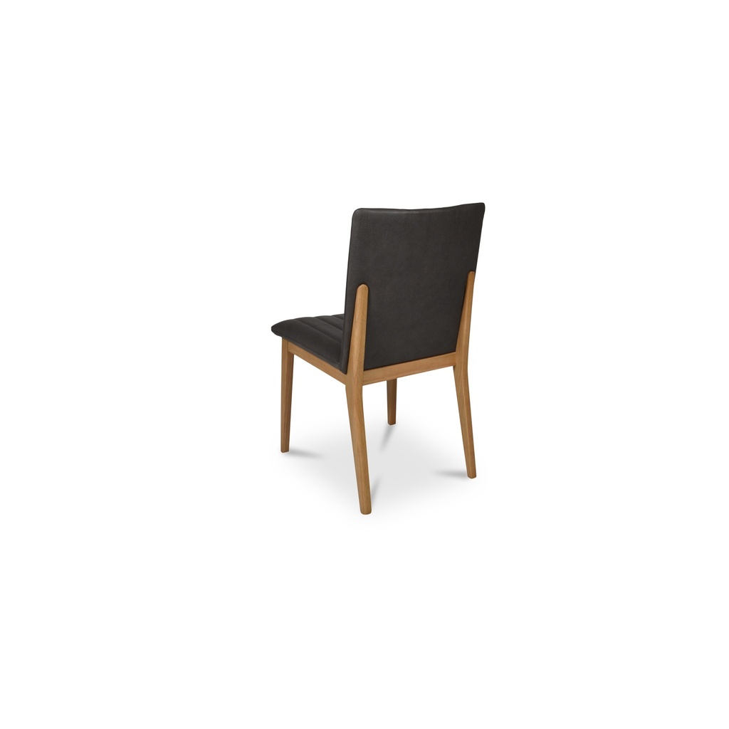 Demi Dining Chair Brown Leather-Set of Two - 1