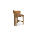 Morel Counter Stool Brown Leather - 2