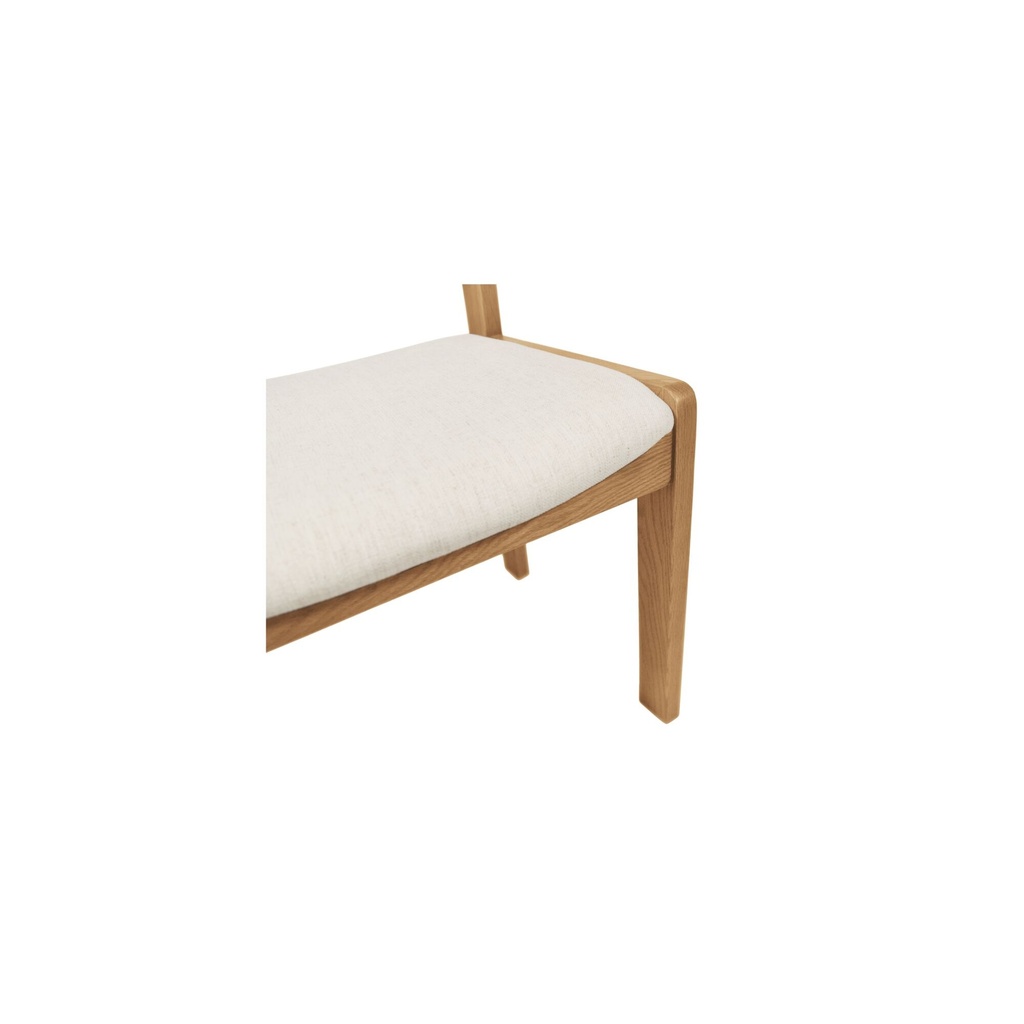 Carol Dining Chair Deep Brown Leather Set of Two - 5