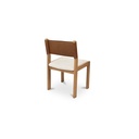 Carol Dining Chair Tan Leather Set of Two - 2