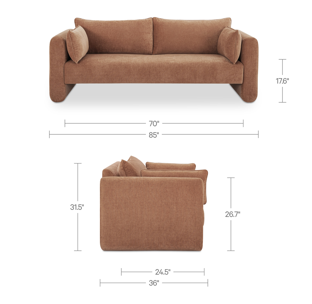 Moore Sofa Heritage Pink - 6