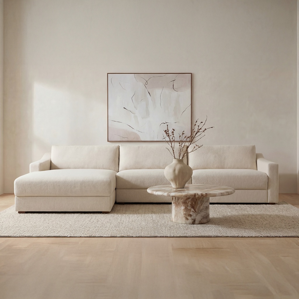 Farrow Sectional Flecked Oat Left - 6