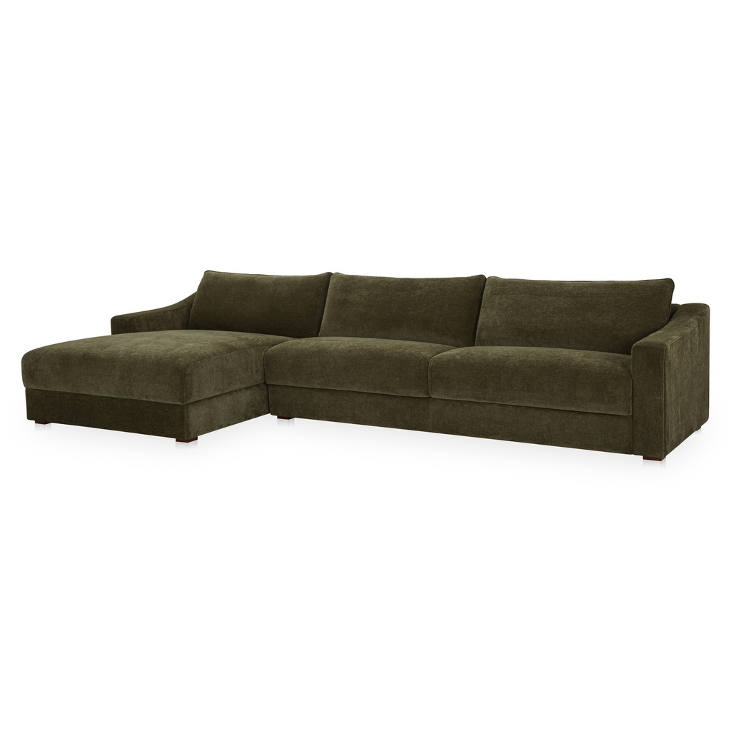 Farrow Sectional Cedar Green Left - 1