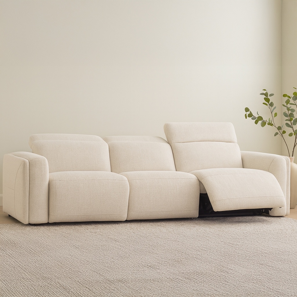 Wilder Power Recliner Sofa Flecked Oat - 2