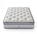 Glacier plush mattress hand tufted.webp