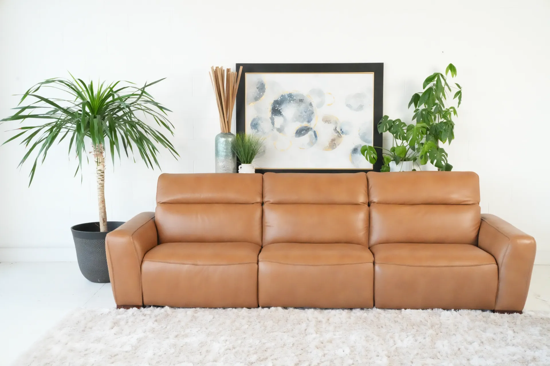 [33622EMHM] Samsara Leather Sofa